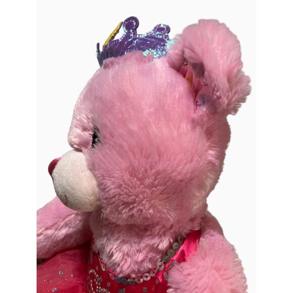 Build-A-Bear Workshop Pink Princess Bear With Disney Princess Dress - Picture 8 of 15